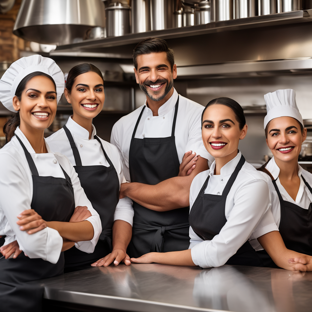 Professional business team evaluation