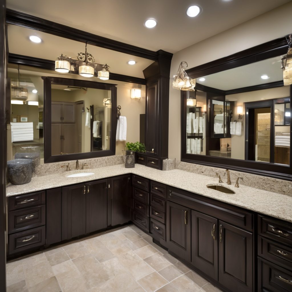 Certified bathroom remodeling contractor showroom location with professional storefront and quality materials on display
